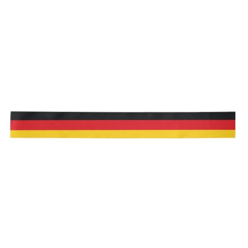 German Flag Satin Ribbon | Zazzle