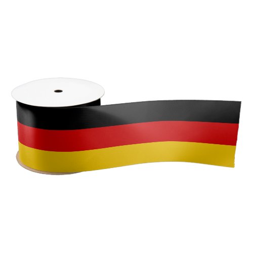 German Flag Satin Ribbon