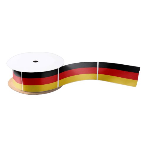 German Flag Satin Ribbon