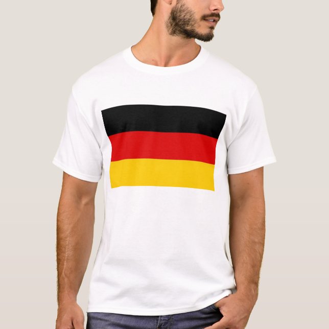 German Flag Shirt Deutschland Fahne (Front)