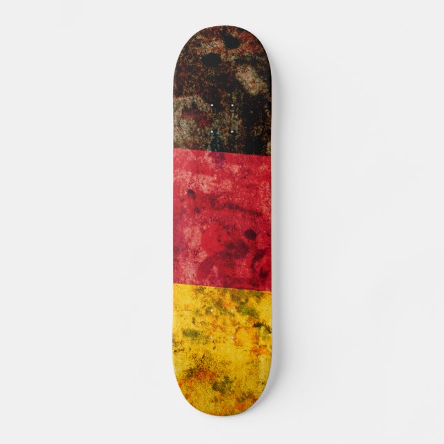 German Flag Skateboard Deck (Front)
