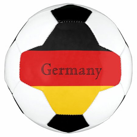 German Flag Soccer Ball