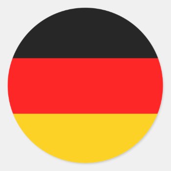 German Flag Sticker by the_little_gift_shop at Zazzle
