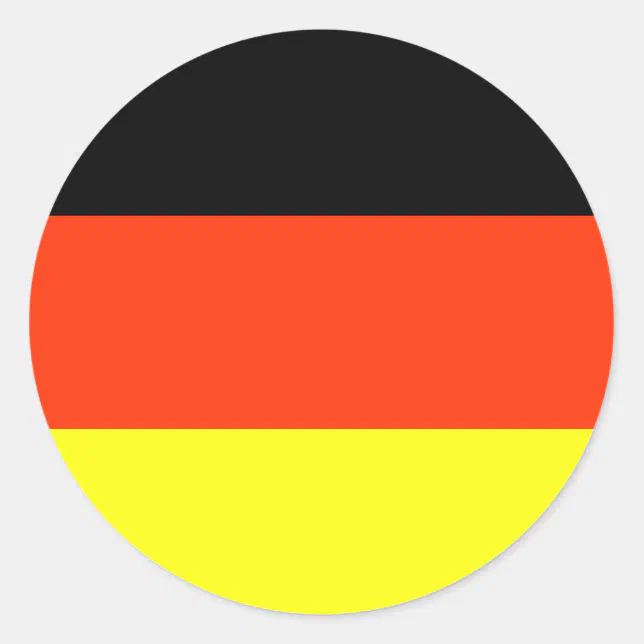 German Flag Sticker | Zazzle