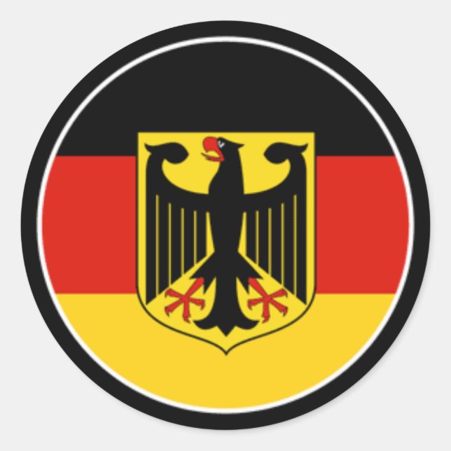 German Flag Stickers by Burton (Front)