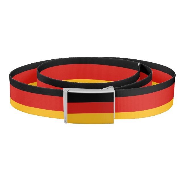 GERMAN FLAG stripes + your ideas Belt (Coil)