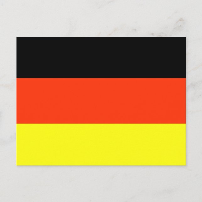 German Flag T-shirts and Gifts Postcard (Front)