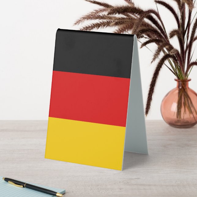 German flag table tent (In SItu (Table))