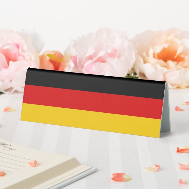 German flag table tent (In SItu (Wedding))