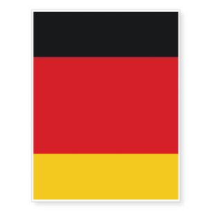 German Flag Temporary Tattoos