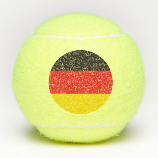 German flag tennis balls (Front)