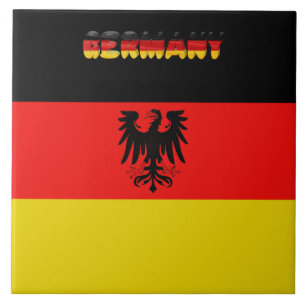 German flag tile