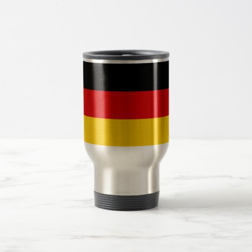 German flag travel mug