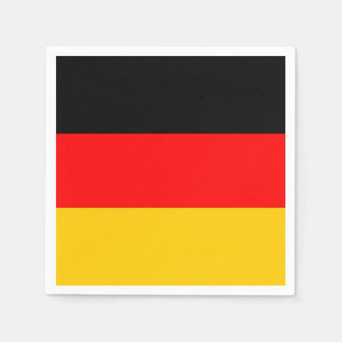 German Flag Tricolor Oktoberfest Party Napkins