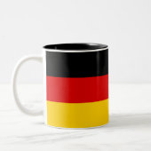 German Flag Two-Tone Coffee Mug (Left)