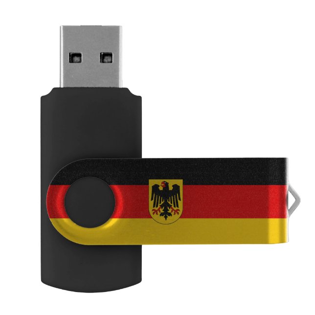 German flag USB flash drive (Opened)