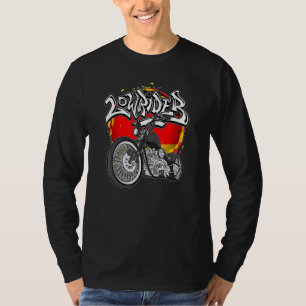 German Flag Vicla Germany Cholo Motorcycles Lowrid T-Shirt