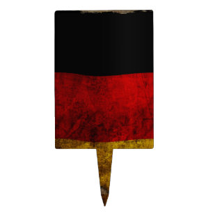 German Flag - Vintage Cake Topper