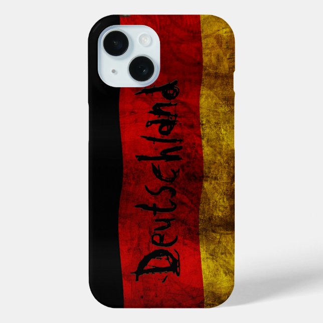 German Flag - Vintage Case-Mate iPhone Case (Back)