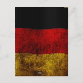 German Flag - Vintage Postcard