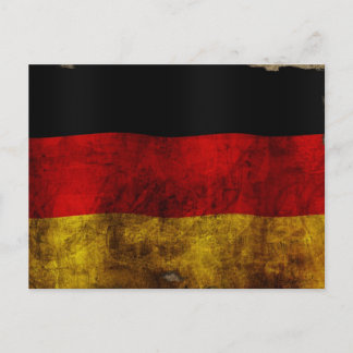 German Flag - Vintage Postcard