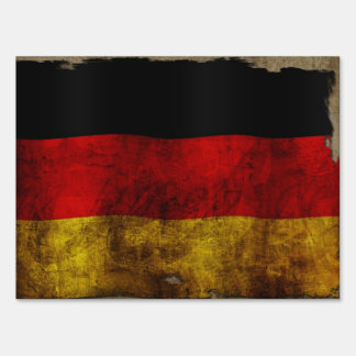 German Flag - Vintage Sign