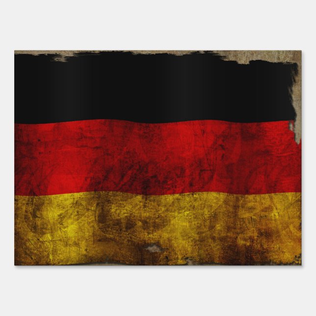 German Flag - Vintage Sign (Front)
