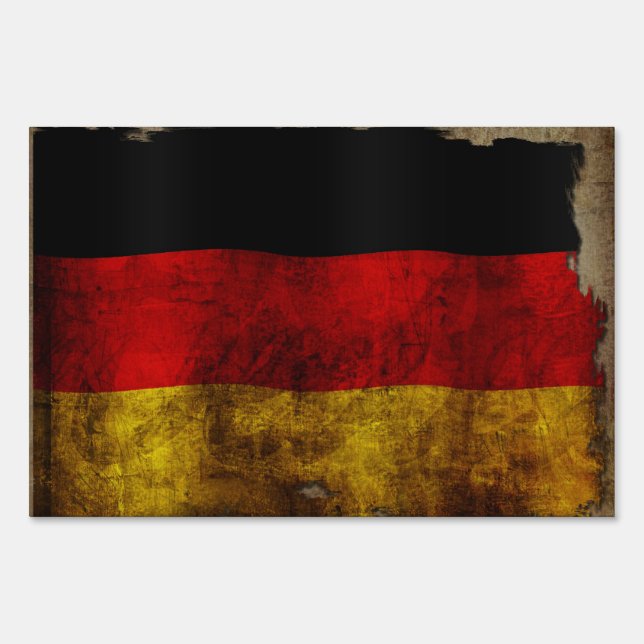 German Flag - Vintage Sign (Front)