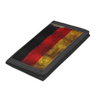 German Flag - Vintage Tri-fold Wallet