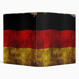 German Flag - Vintage Vinyl Binder