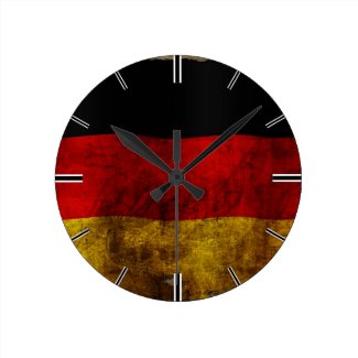 German Flag - Vintage Wallclock