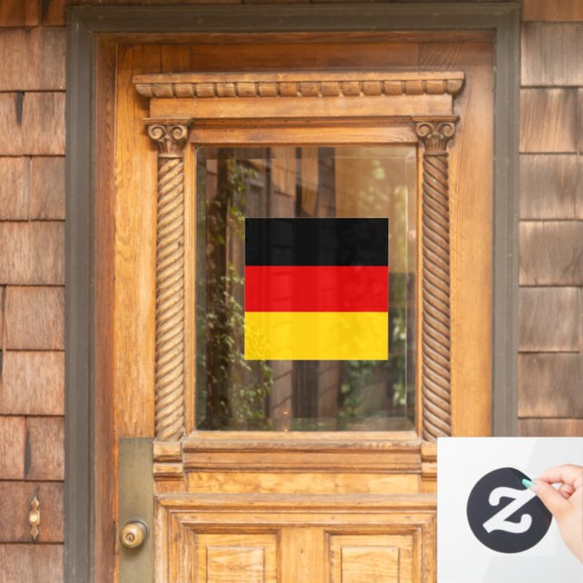 German flag window cling (Home Door)