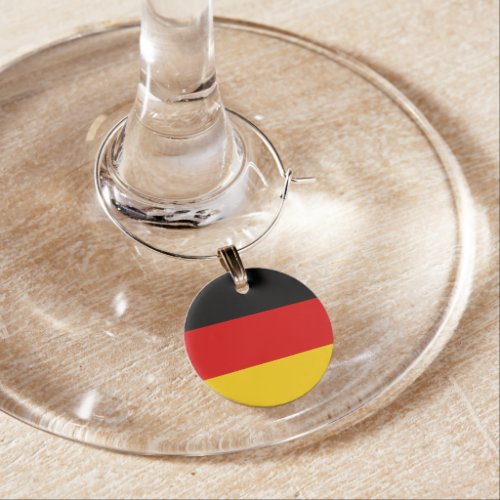 German flag wine charm