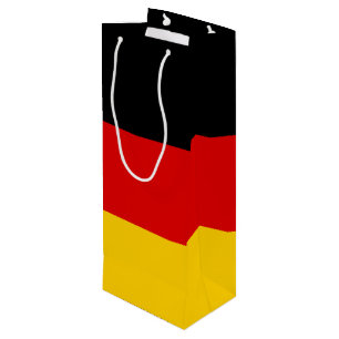 German flag wine gift bag