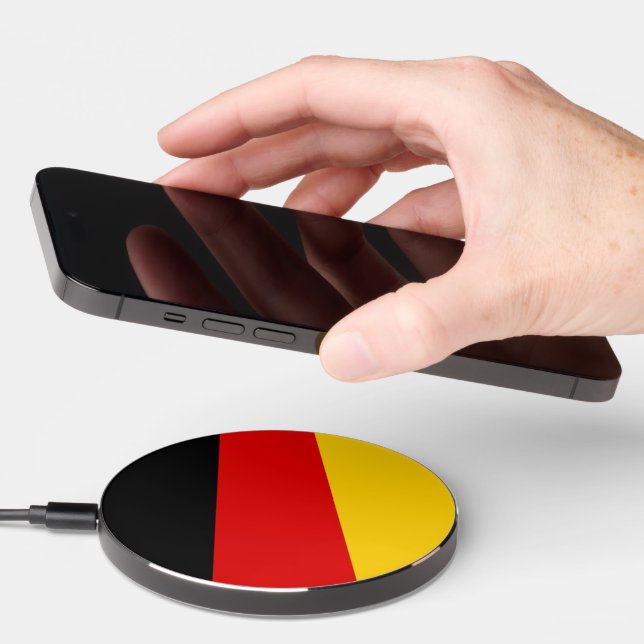 German flag wireless charger  (Hand)