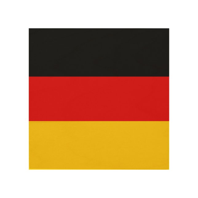 German flag wood wall art (Front)