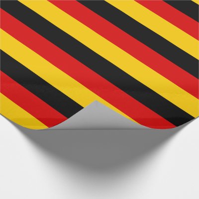 German Flag Wrapping Paper