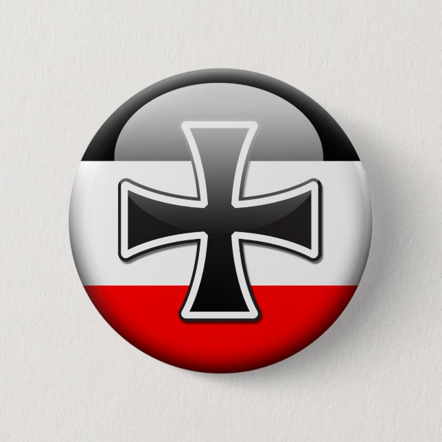 German Flag WWI Pinback Button (Front)