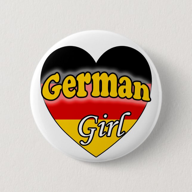 German Girl Button (Front)