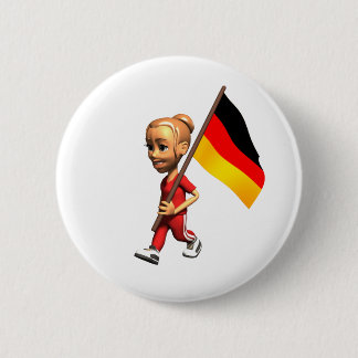 German Girl Button