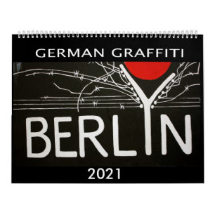 German Graffiti 2021 Calendar