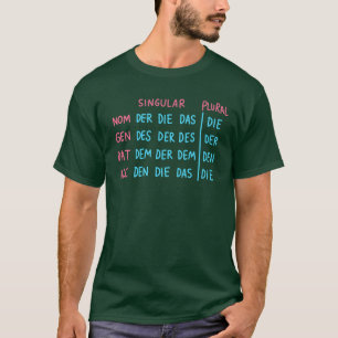 German Grammar Articles family T-Shirt