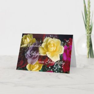 German: Happy Birthday! Card