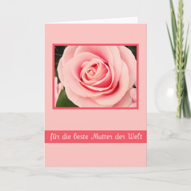 german Happy Mother’s Day! Card (Front)