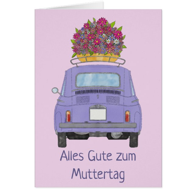 german Happy Mother’s Day! Cards (Front)