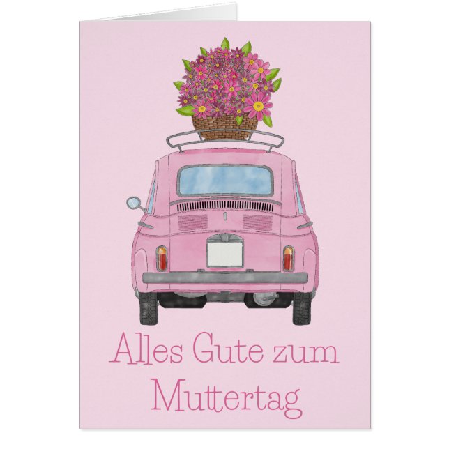 german Happy Mother’s Day! Cards (Front)