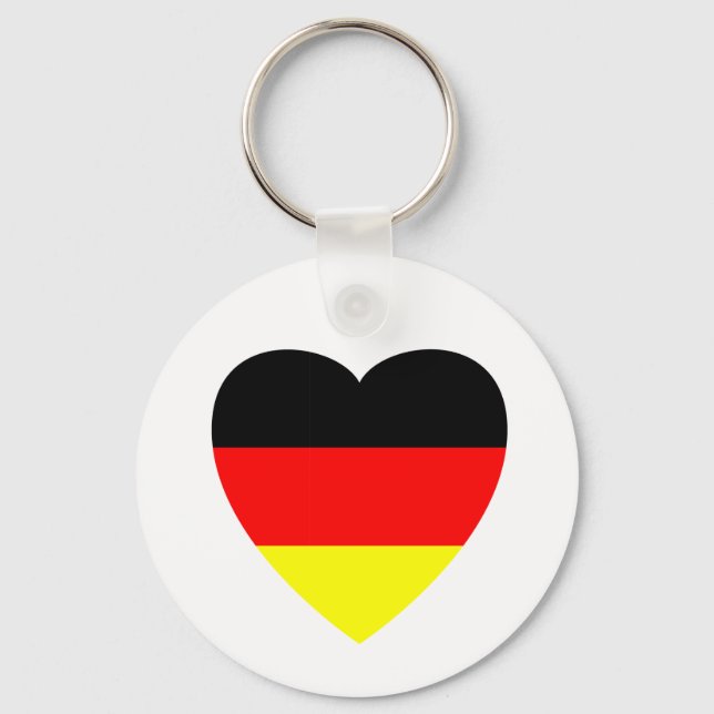 German Heart Keychain (Front)