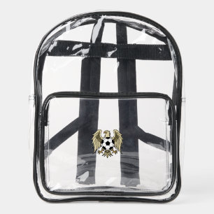 German Heritage Eagle Coat of Arms Clear Backpack