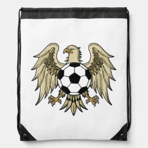 German Heritage Eagle Coat of Arms Drawstring Bag