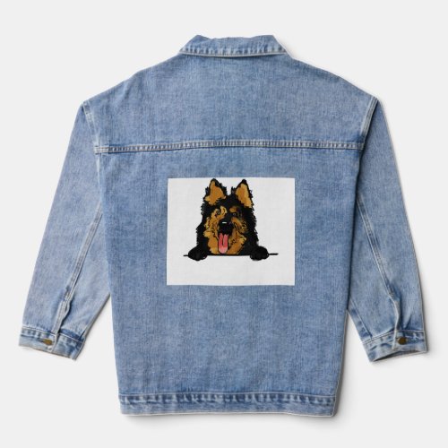 German hound T_Shirt Denim Jacket